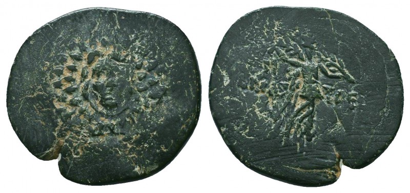 Amastris (BC 85-65) AE 21
Time of Mithradates VI Eupator, ca 85-65 BC. AE Aegis ...