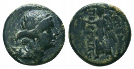 PAMPHYLIA. Perge. Ae (2nd century BC).

Condition: Very Fine

Weight: 6.20 gr
Diameter: 19 mm