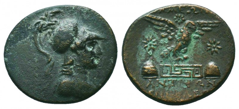 PHRYGIA. Apameia. Circa 88-40 BC. AE. Antiphon, son of Menekles, magistrate. Bus...