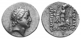 KINGS OF CAPPADOCIA. Ariarathes VII Philometor, circa 116-101 BC. Drachm . Diademed head of Ariarathes VII to right. Rev. BAΣΙΛΕΩΣ - APIAPAΘOY / ΦΙΛOM...
