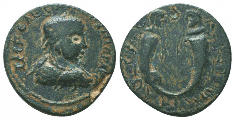 PISIDIA. Antiochia. Gallienus (253-168). Ae.
Obv: Laureate, draped and cuirassed...