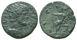 CILICIA. Titiopolis. Marcus Aurelius.161-180 AD. AE Bronze.ΑΥΡΗΛΙοc οΥΗΡοϹ ΚΑΙϹΑΡ, bare-headed bust of Marcus Aurelius (short beard) wearing paludamen...