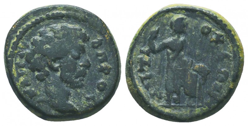 Marcus Aurelius, 161-180. Ae

Condition: Very Fine

Weight: 4.70 gr
Diameter: 17...