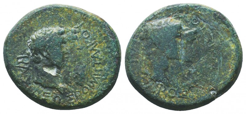 KINGS OF THRACE. Rhoemetalkes I and Pythodoris, with Augustus and Livia (Circa 1...