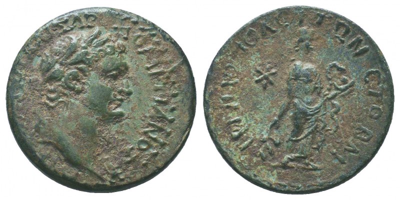 CILICIA, Irenopolis-Neronias. Domitian. AD 81-96. Æ Dated CY 42 (AD 92/3). Laure...