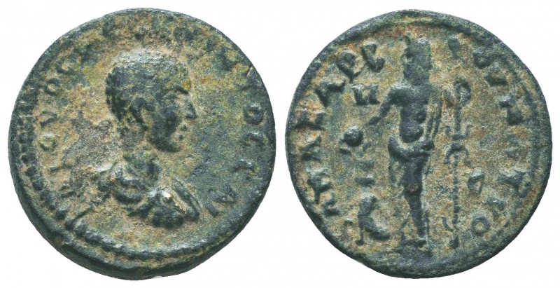 CILICIA. Anazarbus. Hostilian (Caesar, 250-251). Ae Diassarion.
Obverse: ΓΑΙ ΟΥ ...