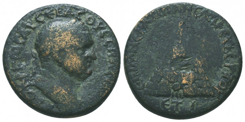 CAPPADOCIA. Caesarea. Vespasian (69-79). Ae. M. Hirrius Fronto Neratius Pansa, l...