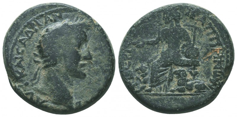 PISIDIA, Pappa Tiberia. Antoninus Pius. AD 138-161. Æ . AVT KAIC AΔPI AN TωN[Є]I...