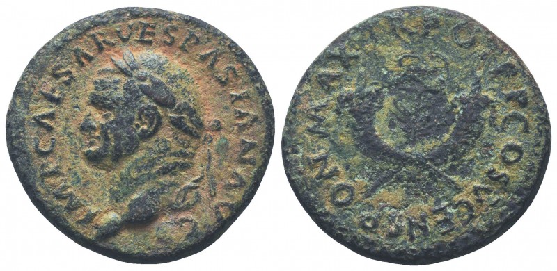 Vespasian (69-79), Dupondius, Rome (for the Syrian monetary circulation), AD 74 ...