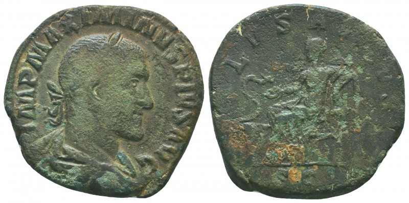 Maximinus I (AD 235-238). AE sestertius

Condition: Very Fine

Weight: 19.80 gr
...