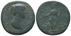 FAUSTINA JUNIOR (DAUGHTER OF ANTONINUS PIUS & WIFE OF MARCUS AURELIUS). AE Sestertius,

Condition: Very Fine

Weight: 13.20 gr
Diameter: 27 mm