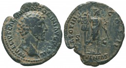 Marcus Aurelius (AD 161-180). AE Dupondius

Condition: Very Fine

Weight: 7.40 gr
Diameter: 29 mm