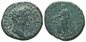 Marcus Aurelius (AD 161-180). AE Dupondius

Condition: Very Fine

Weight: 12.10 gr
Diameter: 25 mm