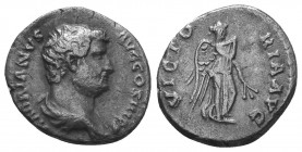 Hadrian. AD 117-138. AR Denarius 

Condition: Very Fine

Weight: 3.00 gr
Diameter: 17 mm