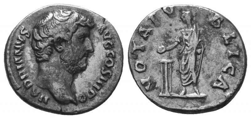 Hadrian. AD 117-138. AR Denarius 

Condition: Very Fine

Weight: 3.20 gr
Diamete...