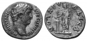 Hadrian. AD 117-138. AR Denarius 

Condition: Very Fine

Weight: 3.20 gr
Diameter: 16 mm