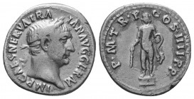 Trajan. AD 98-117. AR Denarius

Condition: Very Fine

Weight: 2.90 gr
Diameter: 18 mm