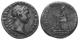 Trajan. AD 98-117. AR Denarius

Condition: Very Fine

Weight: 3.30 gr
Diameter: 18 mm