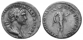 Trajan. AD 98-117. AR Denarius

Condition: Very Fine

Weight: 2.90 gr
Diameter: 18 mm