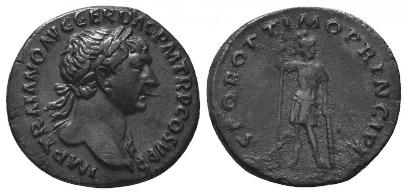 Trajan. AD 98-117. AR Denarius

Condition: Very Fine

Weight: 2.80 gr
Diameter: ...