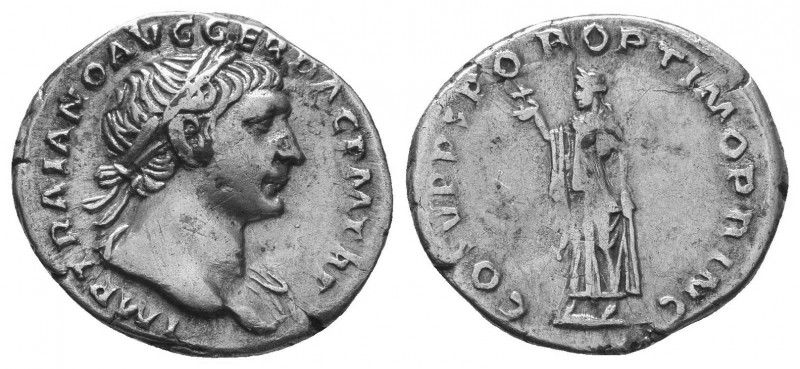 Trajan. AD 98-117. AR Denarius

Condition: Very Fine

Weight: 3.30 gr
Diameter: ...