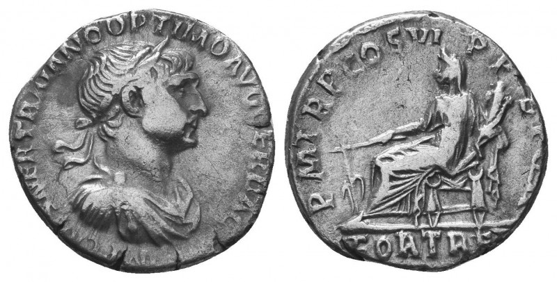 Trajan. AD 98-117. AR Denarius

Condition: Very Fine

Weight: 3.10 gr
Diameter: ...