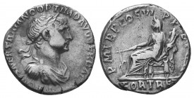 Trajan. AD 98-117. AR Denarius

Condition: Very Fine

Weight: 3.10 gr
Diameter: 17 mm