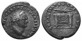 Vespasian. AD 69-79. AR Denarius

Condition: Very Fine

Weight: 2.90 gr
Diameter: 17 mm