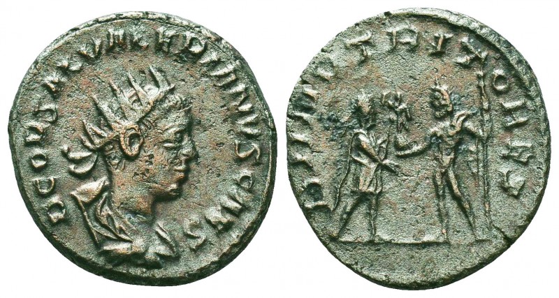 Valerian II, as Caesar, AR Antoninianus.

Condition: Very Fine

Weight: 3.80 gr
...