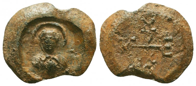 Byzantine lead seal
(7th cent.)

Condition: Very Fine

Weight: 9.00 gr
Dia...