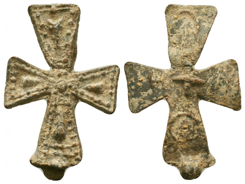 BYZANTINE Lead Cross. (9th-12th centuries).

Condition: Very Fine

Weight: 7.50 ...