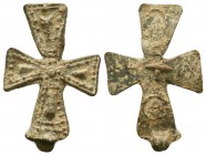 BYZANTINE Lead Cross. (9th-12th centuries).

Condition: Very Fine

Weight: 7.50 gr
Diameter: 41 mm
