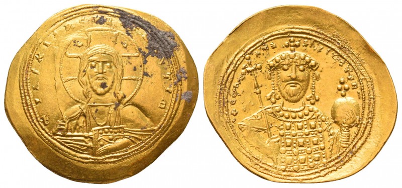 Constantine IX Monomachus (AD 1042-1055). AV histamenon nomisma. Constantinople....