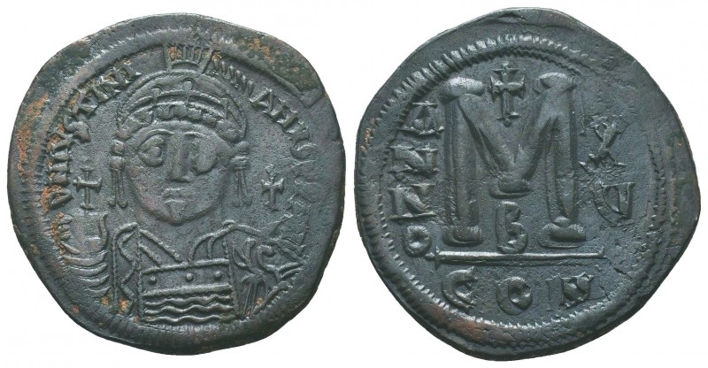 Justinian I. AD 527-565. Follis AE

Condition: Very Fine

Weight: 22.80 gr
Diame...