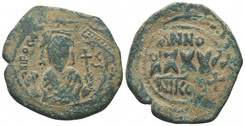 Phocas (602-610 AD). AE Follis, NIKO

Condition: Very Fine

Weight: 11.80 gr
Dia...