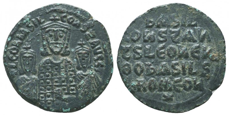 BASIL I the MACEDONIAN, with LEO VI and CONSTANTINE (867-886). Basil I (867-886)...