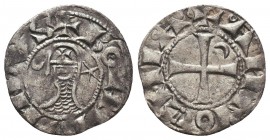 Crusaders,
Bohémond III AD 1163-1201. Antioch, Denier AR

Condition: Very Fine

Weight: 0.70 gr
Diameter: 17 mm