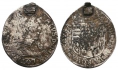 FRANCE. Lorraine. Charles IV (1625-75). Teston (1638). Remiremont.
Obv: CAROLVS D G DVX LOTH MARCH D C B G.
Draped and armored bust right.
Rev: MONETA...
