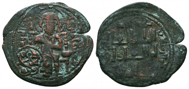 ARTUQID with HISN KAYFA and AMID.Fakhr al-Din Qara Arslan. 1144-1174 AD. AE Bron...