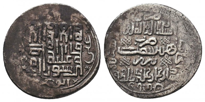 ILKHAN.Abu Sa'id Bahadur, AH 716-736 / AD 1316-1335. Tabriz mint 736 AH.AR Doubl...