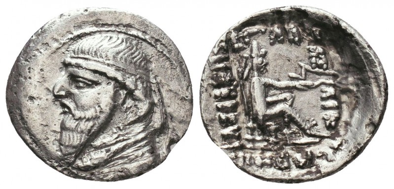 PARTHIA, (57-38 BCE) AR Drachm

Condition: Very Fine

Weight: 3.30 gr
Diameter: ...