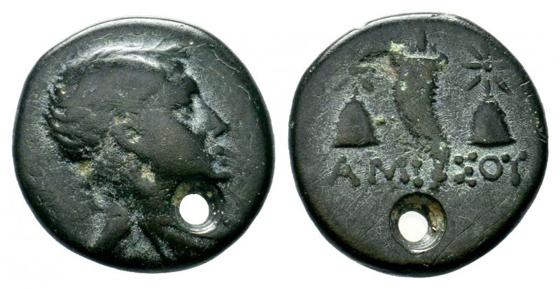 Pontos. Amisos. Time of Mithradates VI Eupator circa 120-100 BC.AE Bronze

Weigh...