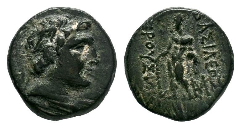 KINGS OF BITHYNIA. Prusias II Cynegos, 182-149 BC. Dichalkon, Bronze

Weight: 4,...