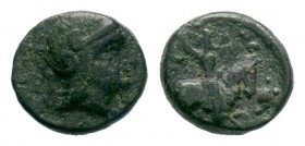 Greek coin, As Satrap, 323-306 B.C. AE

Weight: 1,02 gr
Diameter: 10,00 mm