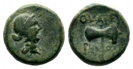 Lydia. Thyateira 200-100 BC.AE Bronze

Weight: 4,33 gr
Diameter: 12,85 mm