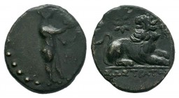 Ionia. Miletos . magistrate circa 39-17 BC.

Weight: 3,20 gr
Diameter: 17,00 mm