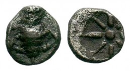 Mysia. Gambrium. c. 440 BC.

Weight: 0,28 gr
Diameter: 7,00 mm
