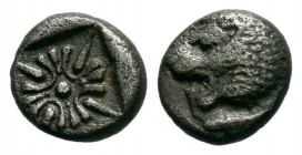Miletos, Ionia. AR Obol c. 525-475 BC.

Weight: 1,00 gr
Diameter: 9,00 mm