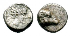 Troas. Kebren circa 400-300 BC. AR Tetartemorion

Weight: 0,58 gr
Diameter: 7,50 mm