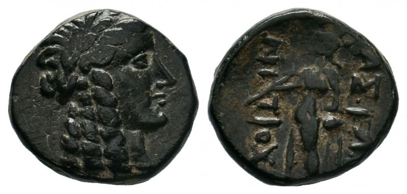 SELEUKID KINGS of SYRIA. 223-187 BC. Æ, Uncertain,

Weight: 3,11 gr
Diameter: 15...